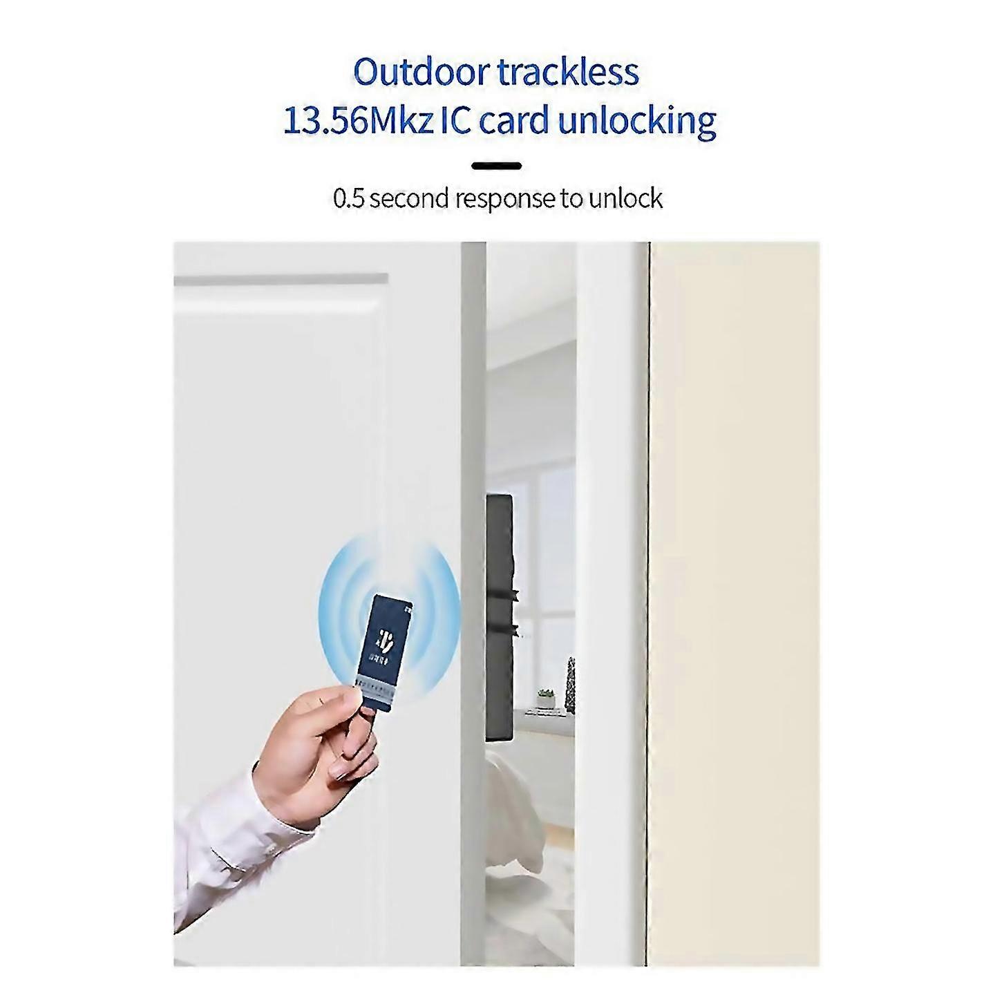 For Smart Tuya App Ic Card Lock For Wooden Door Bluetooth