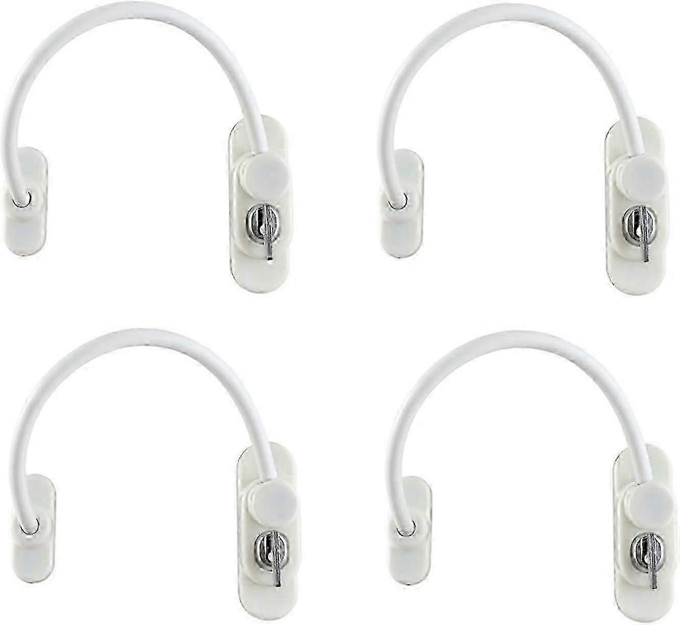 2025 Child Safety Lock 4 PCS Window Door Restrictor for Enhanced Home Security