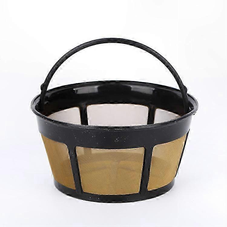 Permanent Coffee Filter with Gold-tone Mesh Base for Durable Brewing Solution