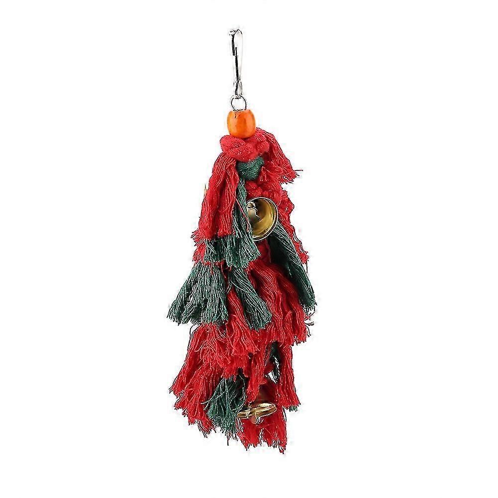 Bird Parrot Chewing Bite Toy String Hanging Swing Rope Cage Accessories