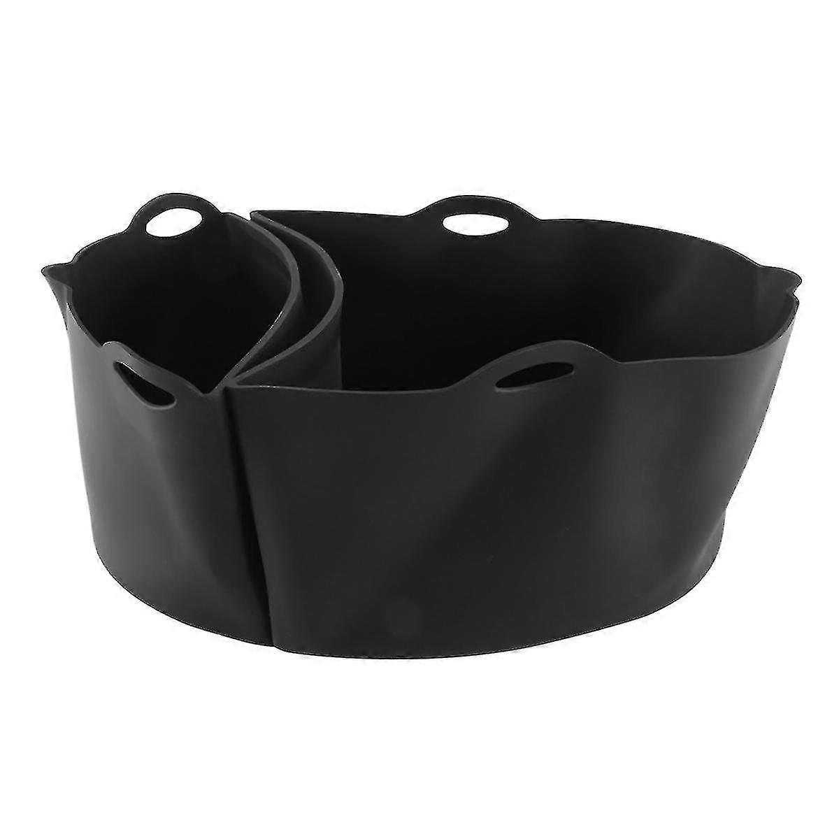 Silicone inner pot divider for slow cookers, suitable for 7-quart, can cook two meals at the same time and is easy to clean