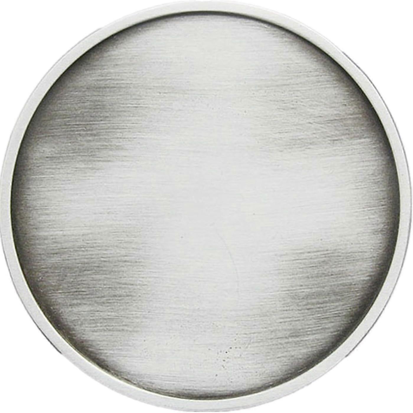 Vintage Style Round Blank Belt Buckle
