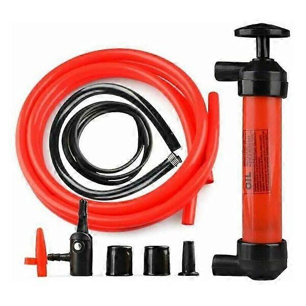 Multifunctional hand pump with multiple accessories, suitable for fluid extraction in multiple scenarios