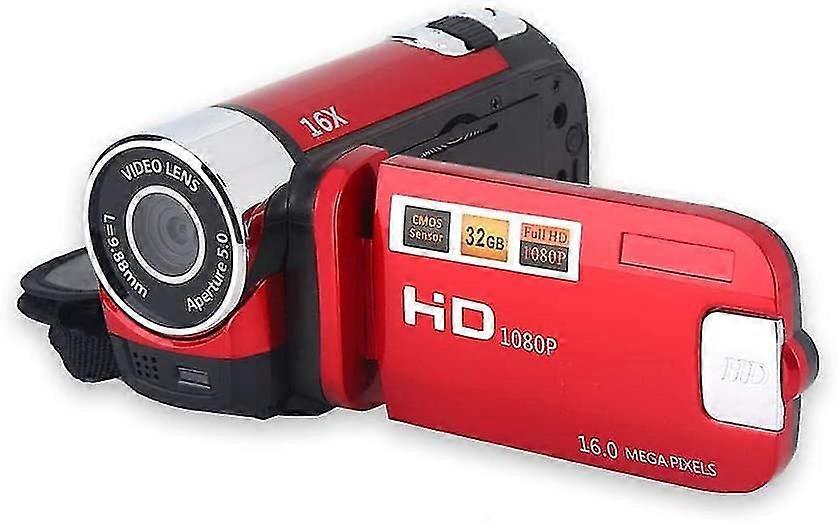 Portable Digital Camcorder, Full Hd Camcorder Support 32g Card 270 Rotation
