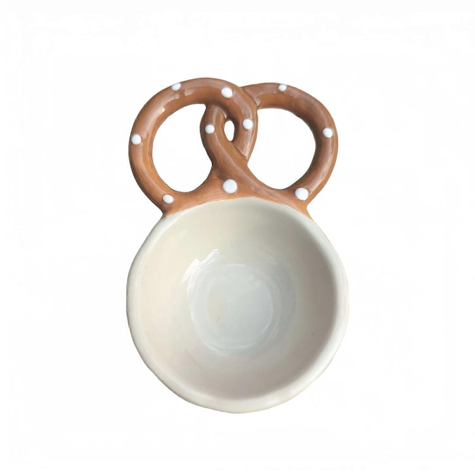 Restaurant Ceramic Dish Dipping Saucer 9.5 cm Brown Coffee Color For Sauces