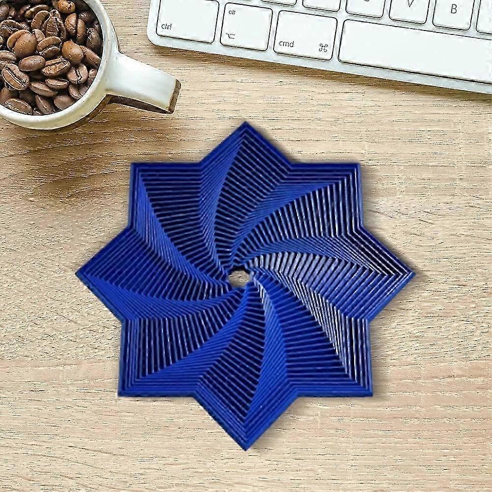 Fractal Fidget Octagon Star 3D tištěná hračka pro úlevu od stresu pro dospělé