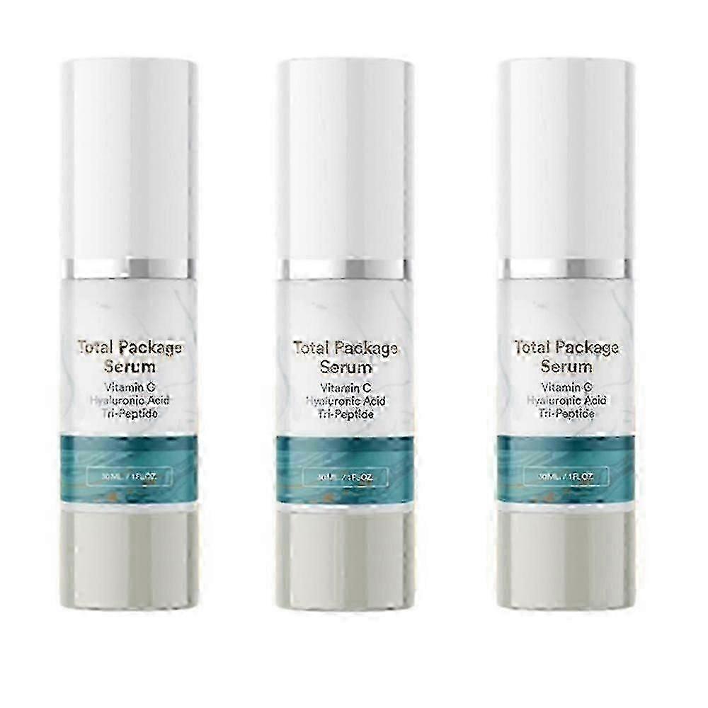 صن كوست ساينسز - مصل العبوة الكاملة، فيتامين سي الكل في واحد، حمض الهيالورونيك، مصل الببتيدات للوجه، مصل الوجه الفائق المضاد للشيخوخة للتجاعيد