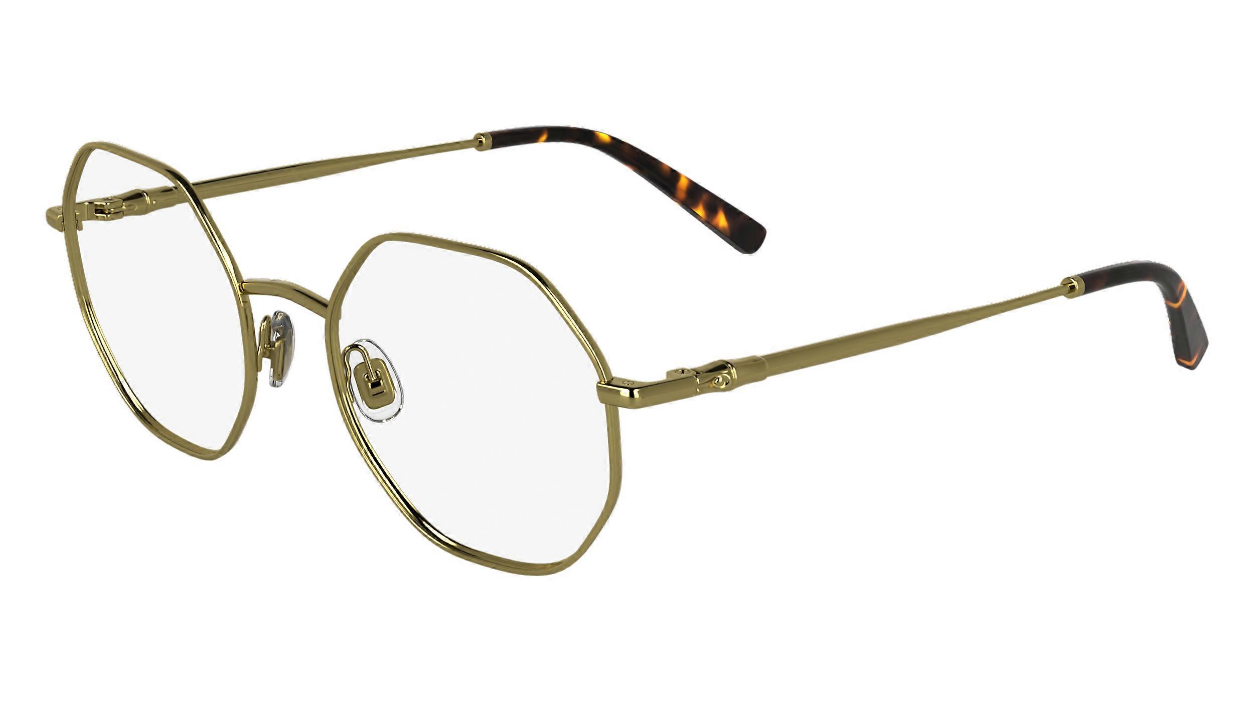 Eyewear Frames LONGCHAMP LO2166 714 GOLD 54/19/145 FEMALE
