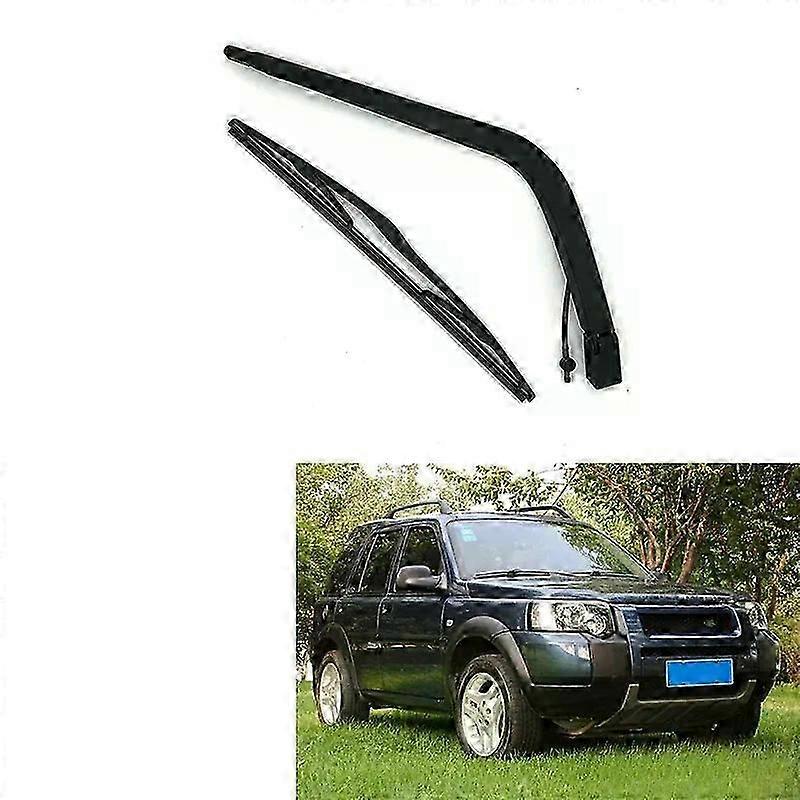 NEW-Car Rear Wiper Blade and Arm Fit For Land Rover Freelander MK 1 1997-2008 Door SUV Natural Rubber