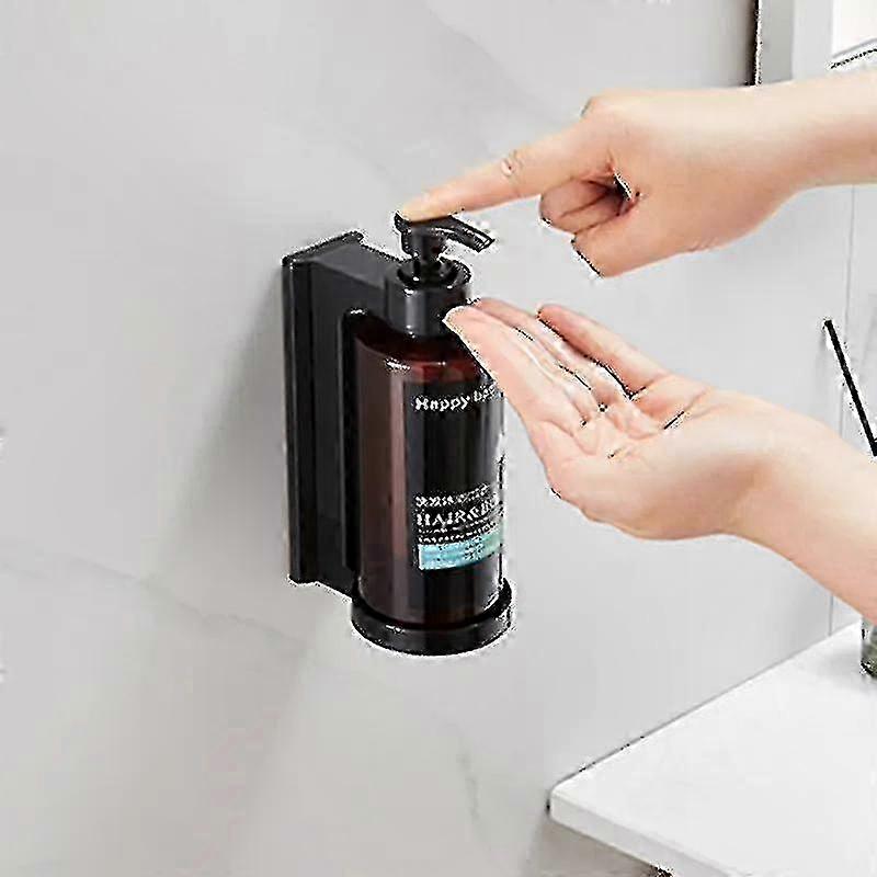 Wall-Mounted Soap Dispenser 300ml Manual Hand Soap Bottle for Shampoo Shower Gel with Lock Feature Single Double Triple Option