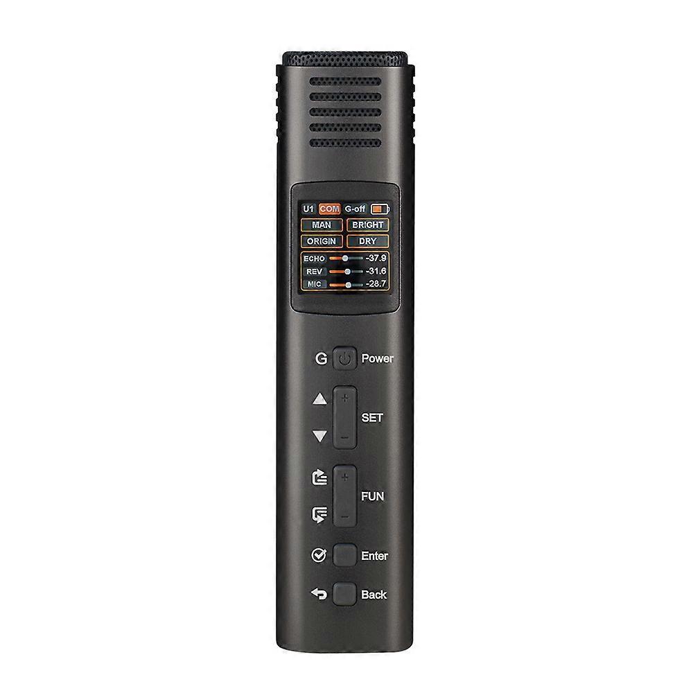 HK-600 DSP Microphone with 1.3" Color LCD, Dual Inputs, 1500mAh Battery
