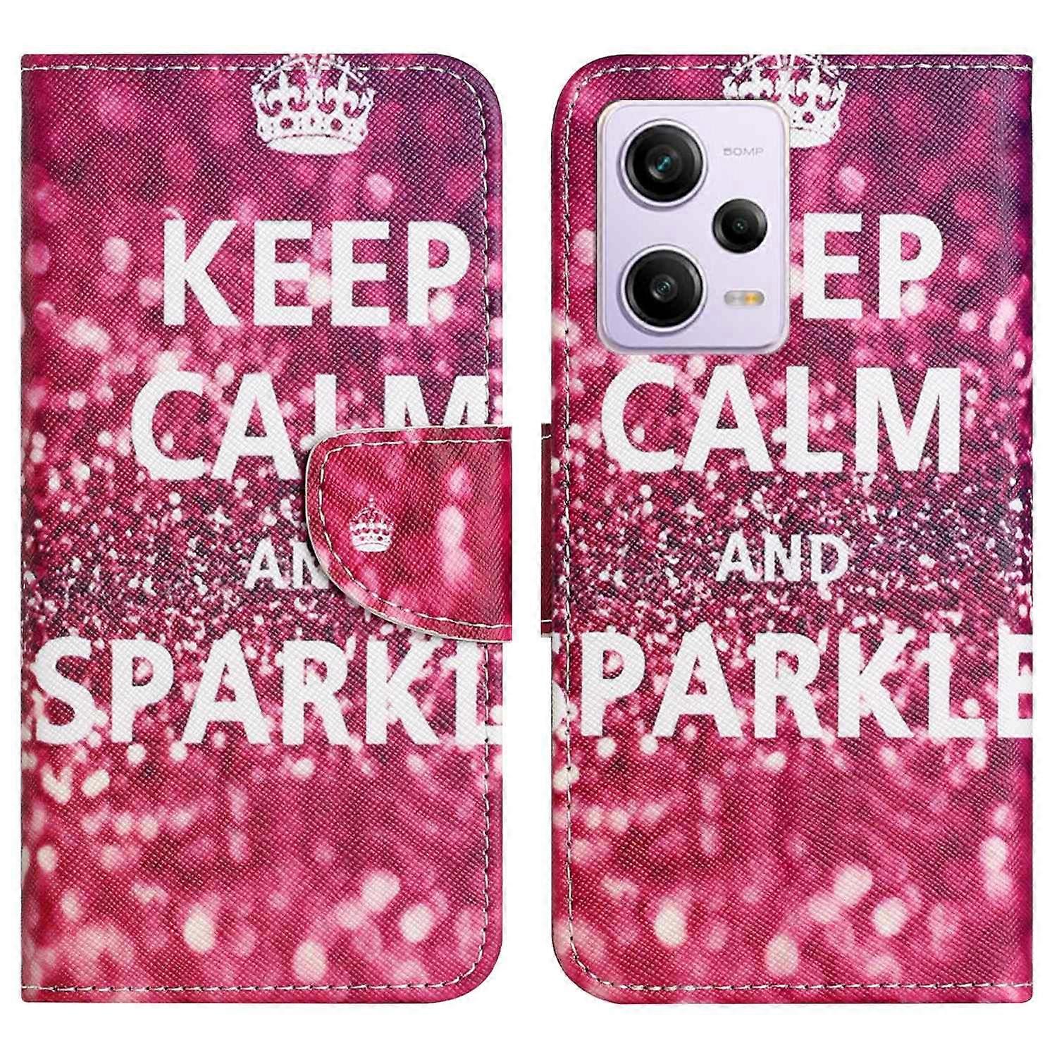 Stand Wallet Phone Case for Xiaomi Redmi Note 12 Pro 5G/Note 12 Pro Speed 5G/Poco X5 Pro 5G,PU Leath
