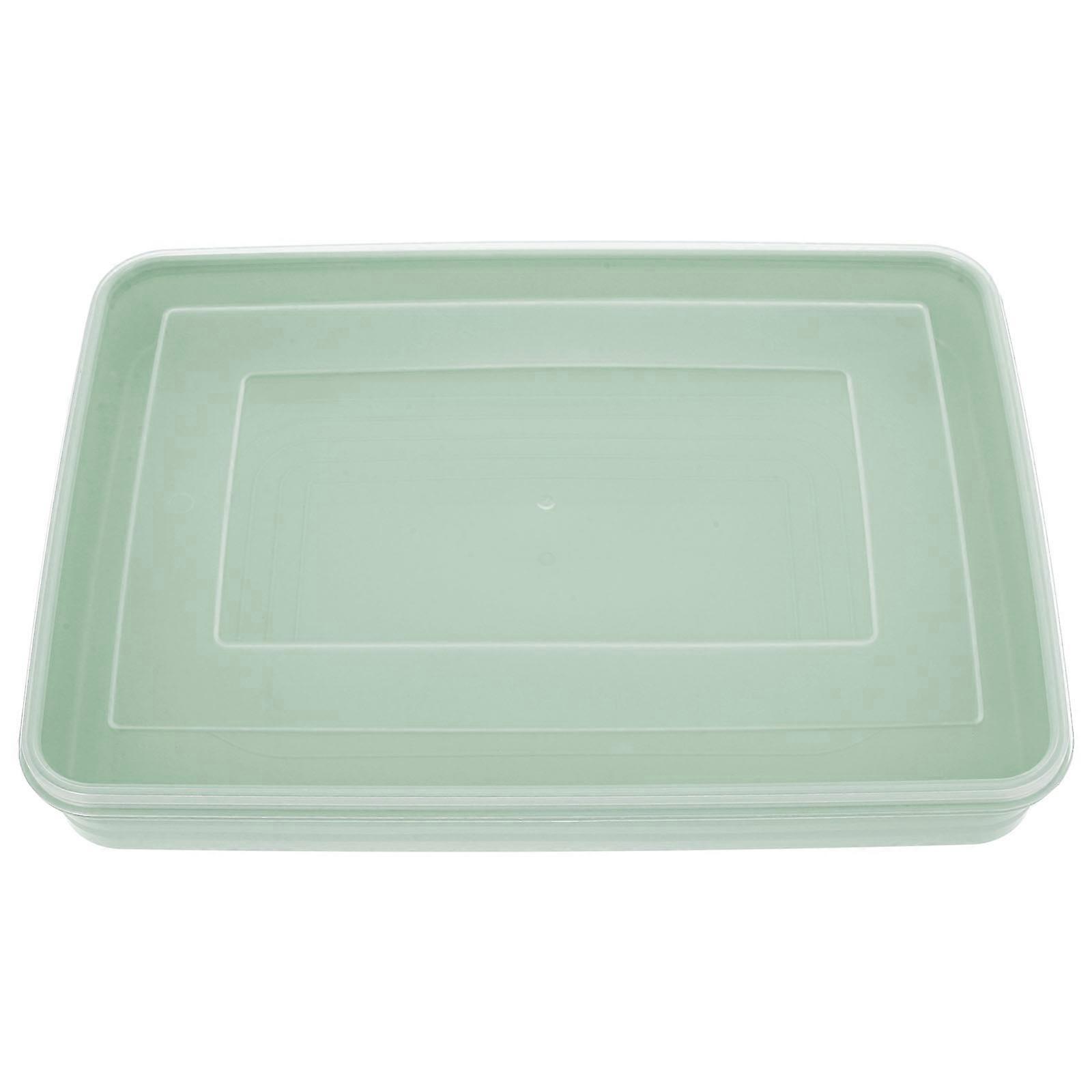 Sealed Container For Dumplings And Wontons Moisture Prevention Space Saving .50X21.00X4.50CM 2Pcs