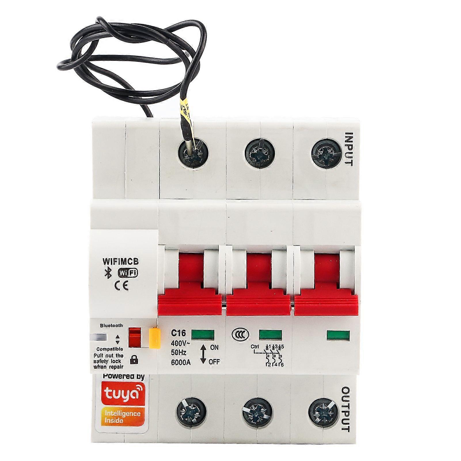 Smart WIFI Circuit Breaker Phone APP Remote Switch PA66-DSM Flame Retardant Shell AC220V
