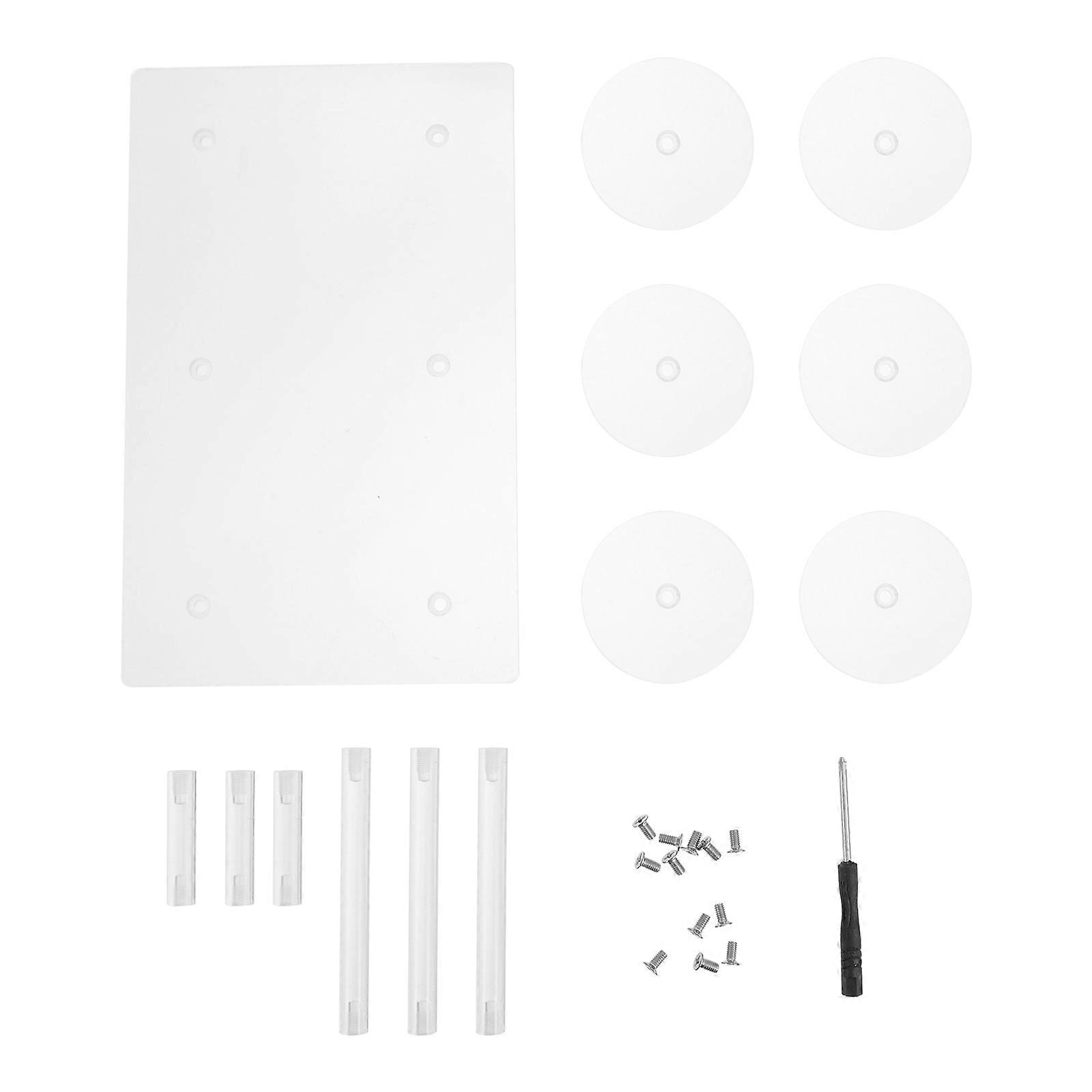 Cosmetic Storage Organizer Rack Made of Acrylic for Display 2Pcs