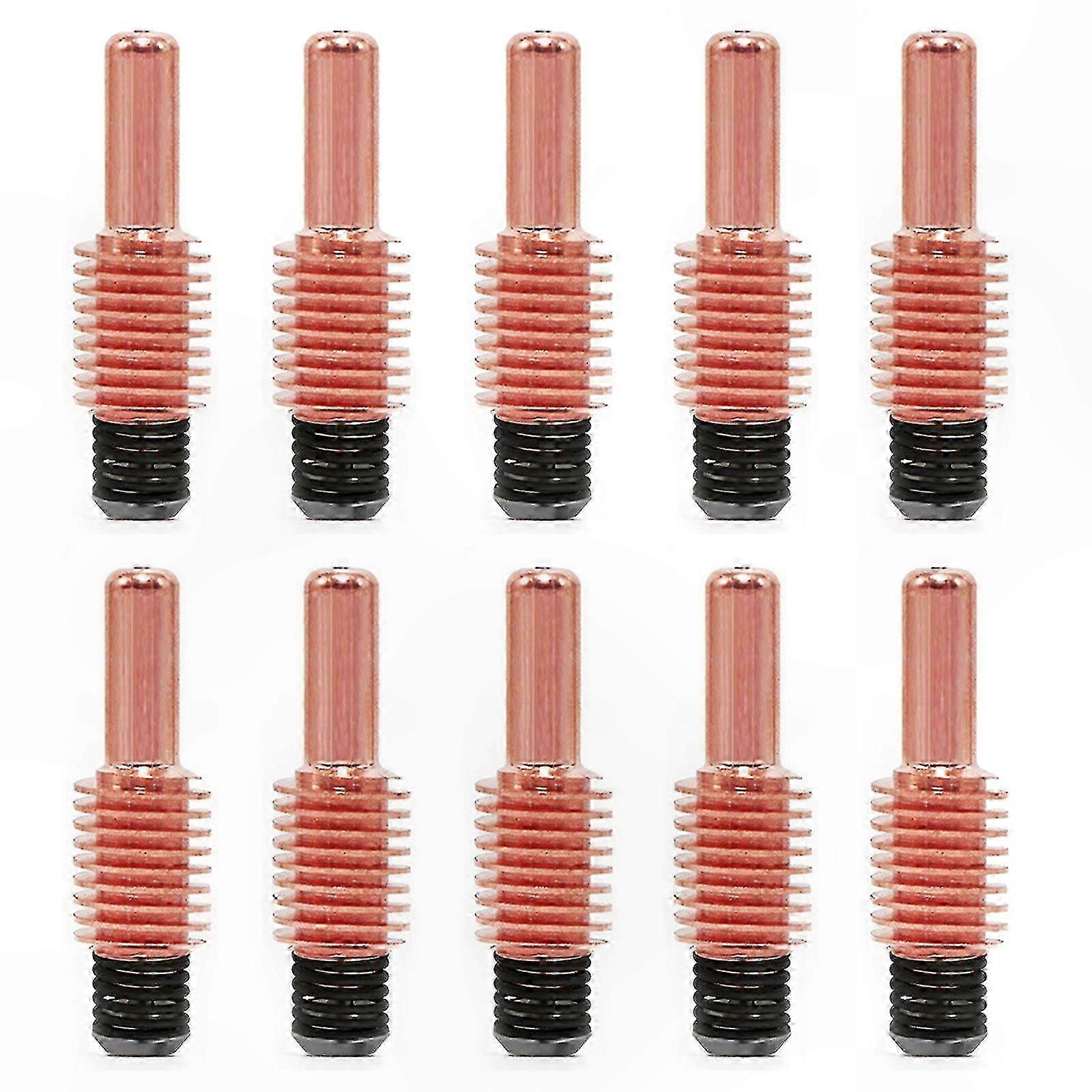 Set of 10 Plasma Torch Electrodes for Hypertherm Duramax 220842 105A TW
