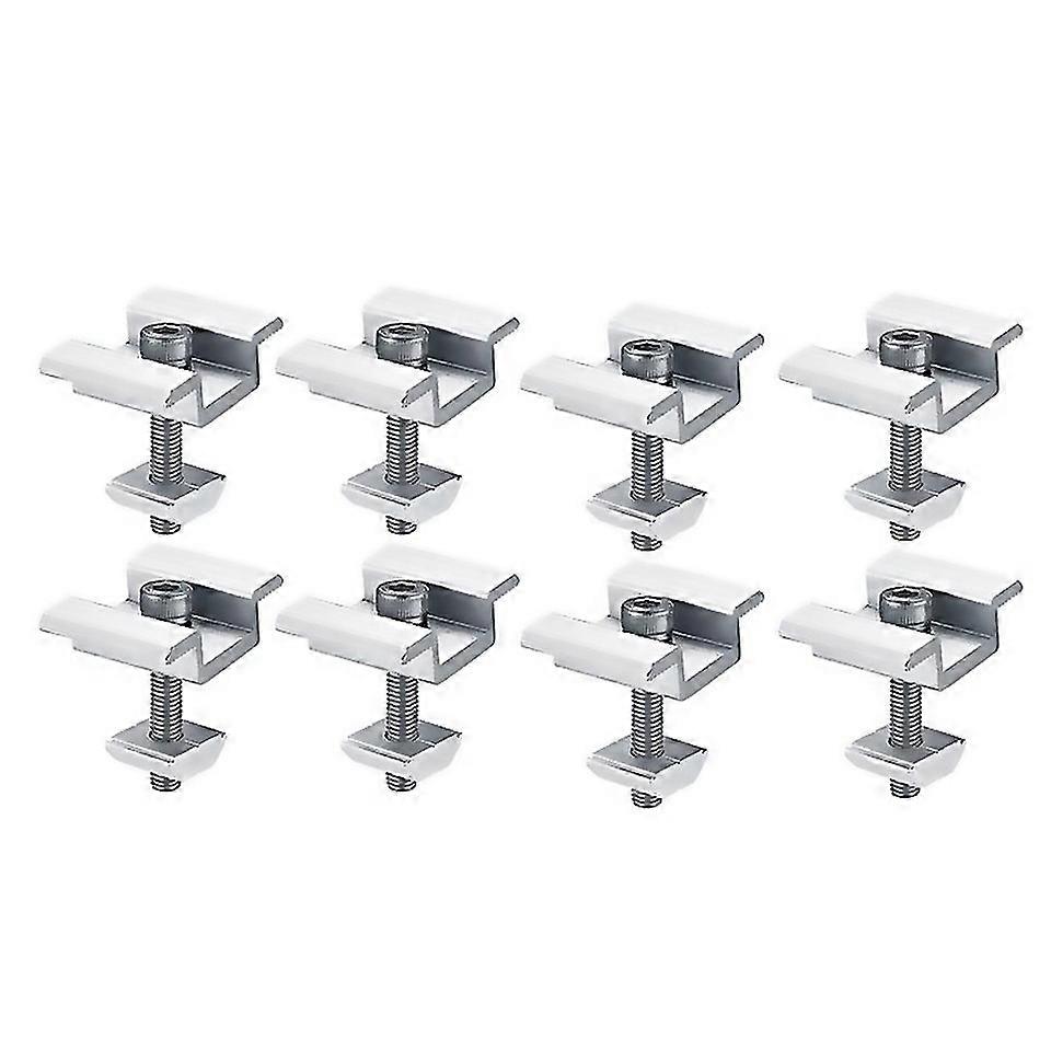 For 8pack Solar Panel Mounting Brackets Solar Panel End Clamps Centre Clamps For Pv Solar Panel Craf
