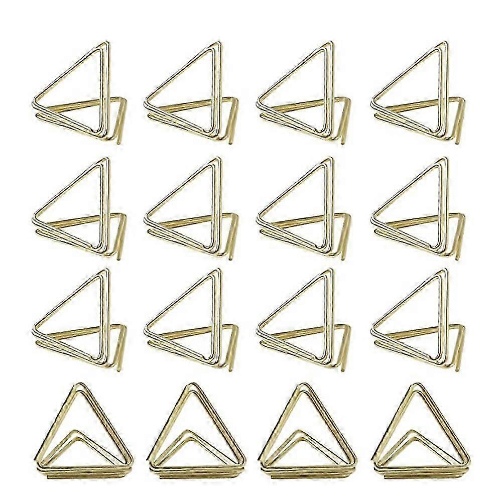 30Pcs Triangle Shape Card Holders Wedding Table Number Holders