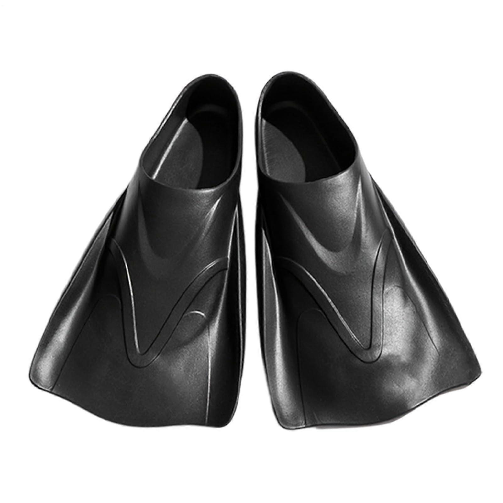 Swimming Flippers Short Training Fins Portable Floating Fins For Competition Outdoor Diving Snorkeling