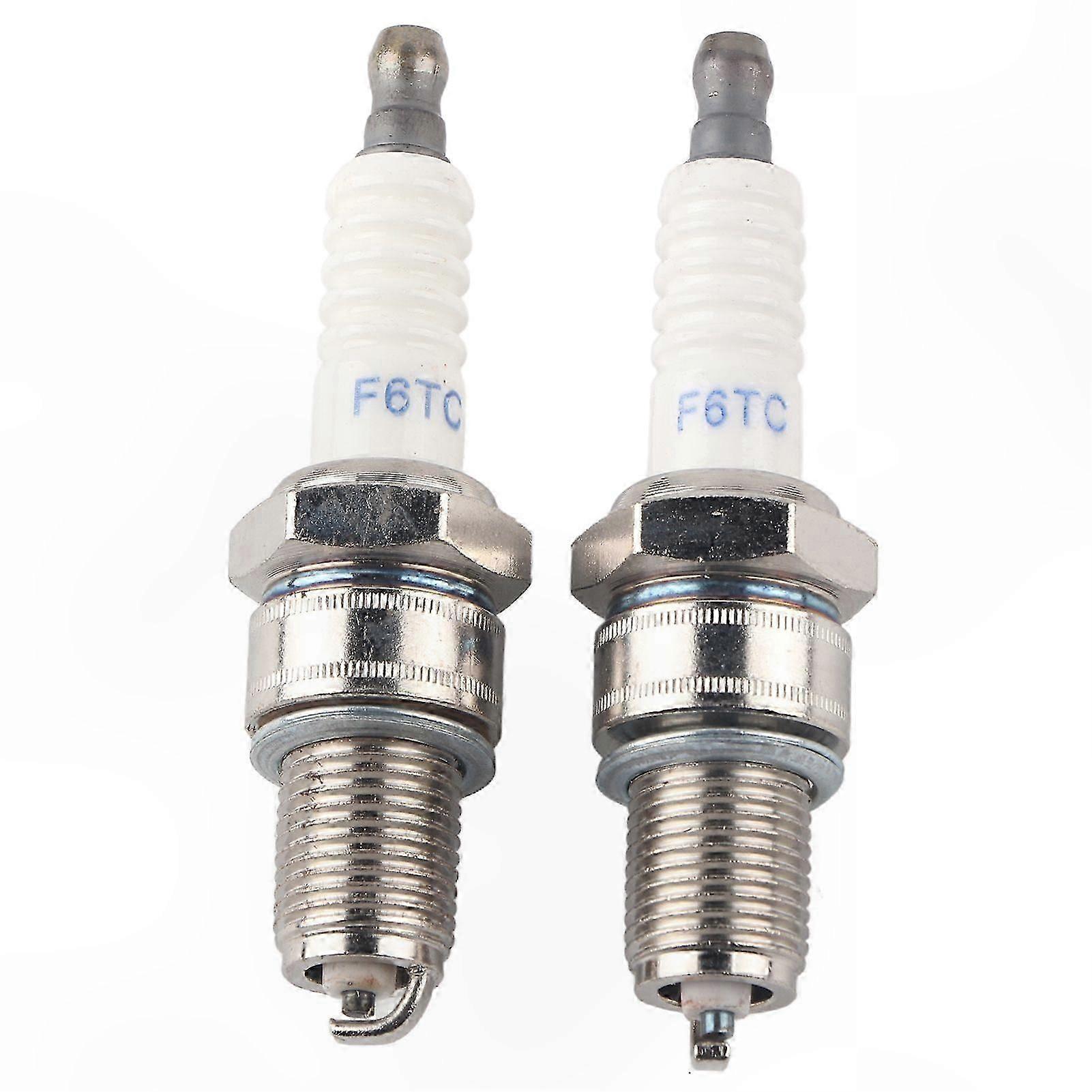 2-Pack F6RTC Spark Plug Compatible with MTD 95110292 75110292 Torch Engine 131039 Lawn Mower Replacement