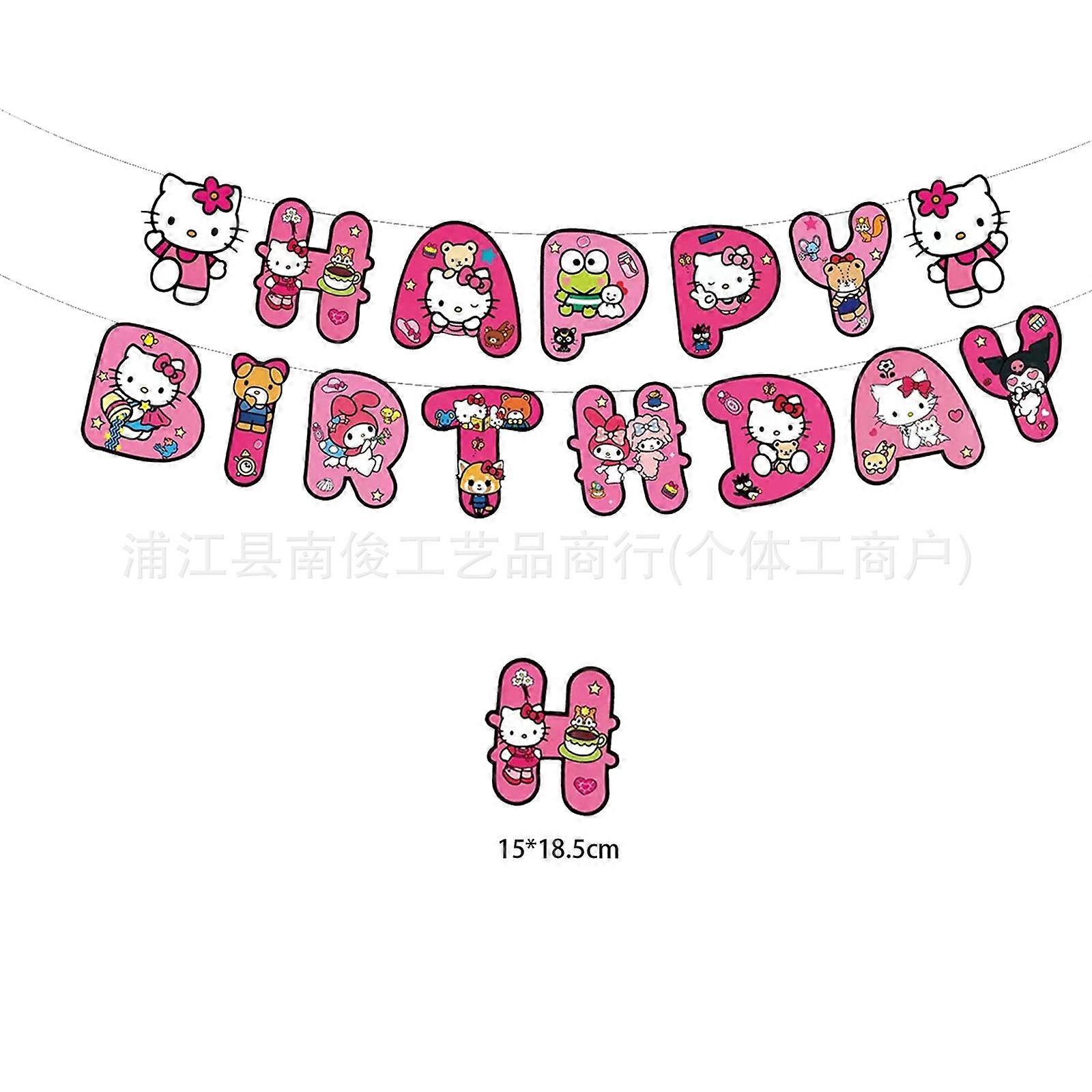 Birthday party hello kitty party essential decorations