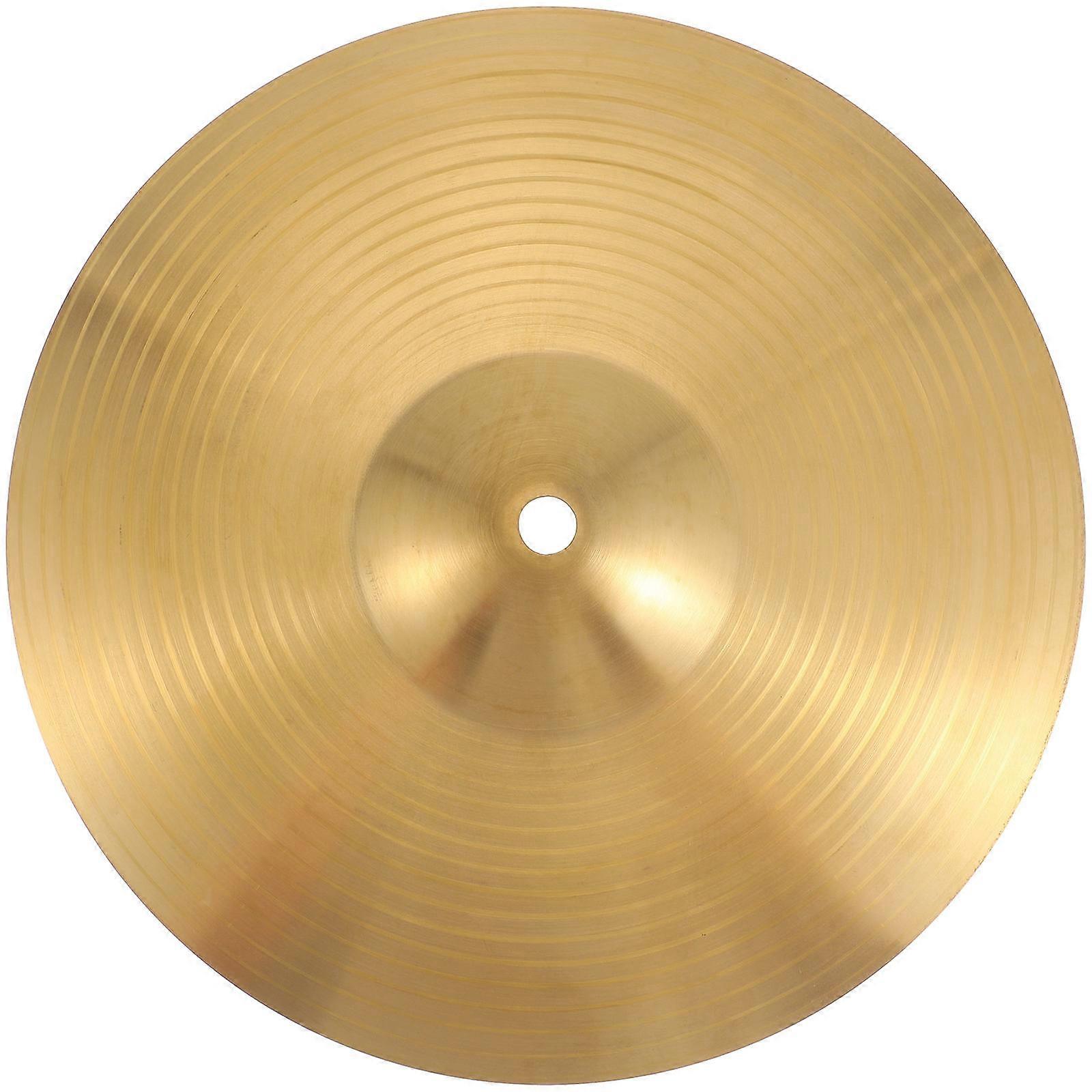 Brass Hi-Hat Cymbals for Drum 6Pcs Crash Ride Golden Percussion Cymbals
