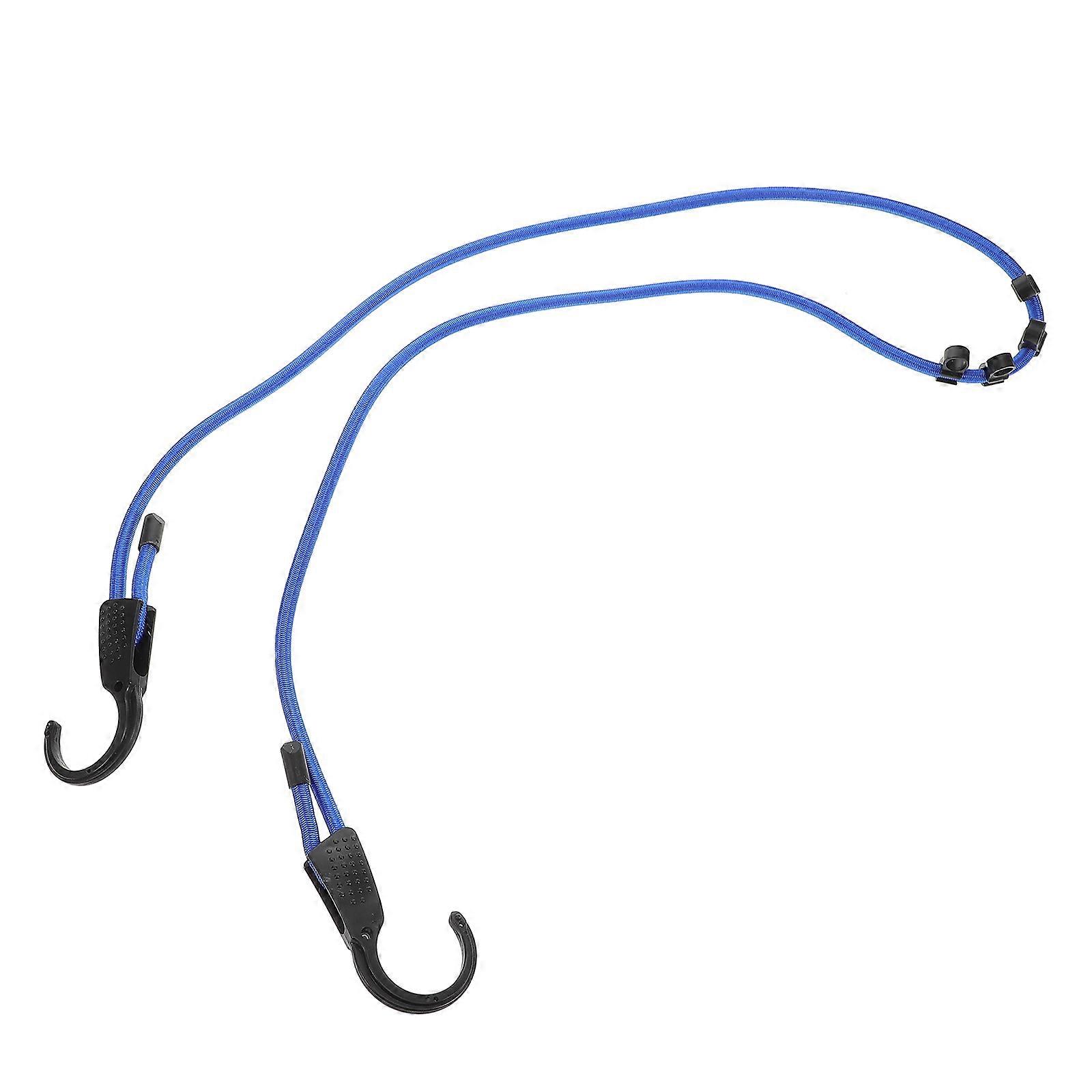Adjustable Bungee Cords with Hooks 4Pcs Heavy Duty Elastic Cord for Camping