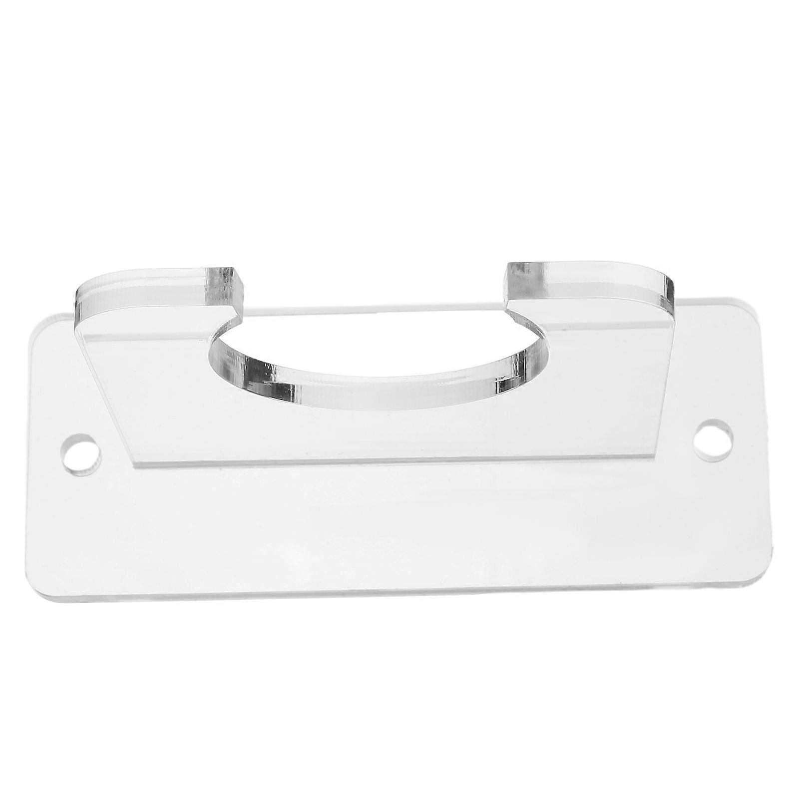 Wall Mounted Transparent Table Tennis Paddle Acrylic Display Rack for 3Pcs