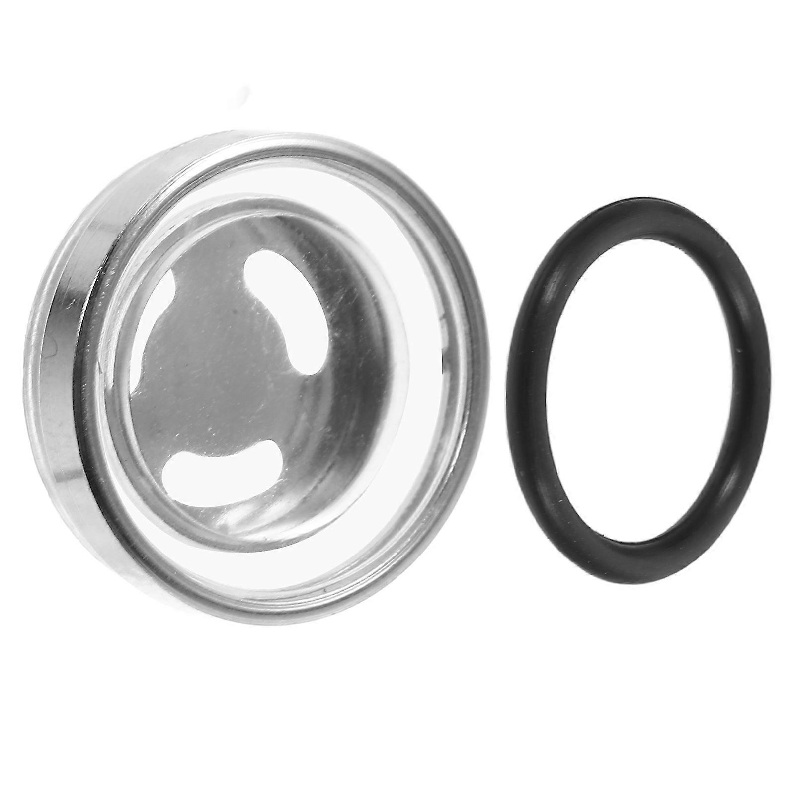 Silver Brake Reservoir for Motorcycle Use with Gasket