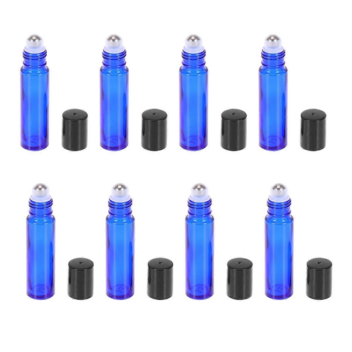 Roll-On Bottles For Essential Oils And Perfumes 10ml Cylindrical Shape 24Pcs Convenient For Daily Use And Travel
