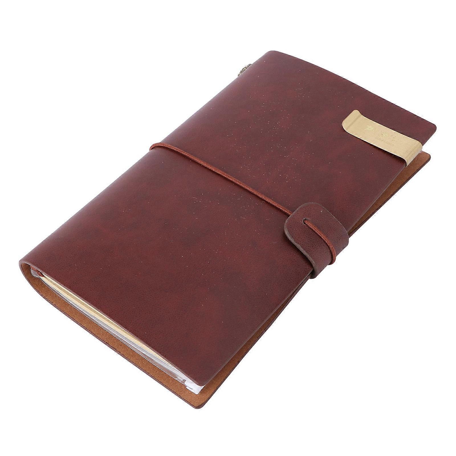 Journal Diary Pocket Notepad for Writing Use 2Pcs Coffee Color