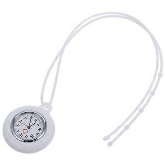 Nurse Pocket Watch 1Pcs White Durable Medical Watch for Nurse Use