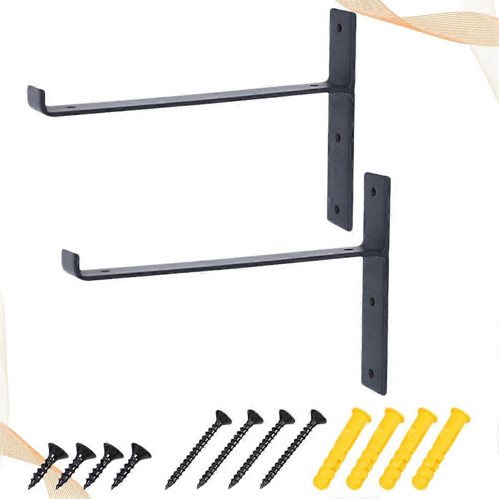 DIY Wall Bookshelf Iron Rack for Study Room 2Sets