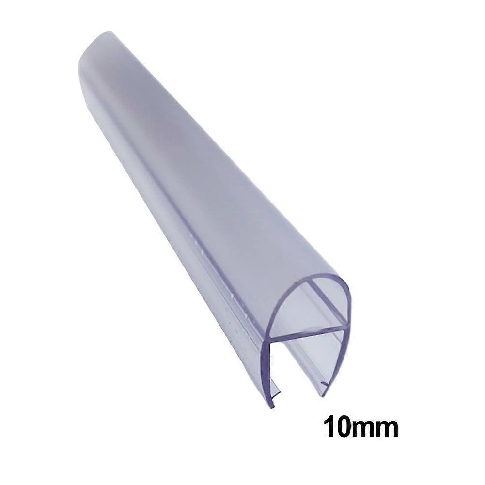 Shower Door Seal, 39Inch Glass Shower Door Sweep for Frameless Shower Door Side Seal U-Type Door Seal Strips Waterproof Door Sealing Jam Stop Leak