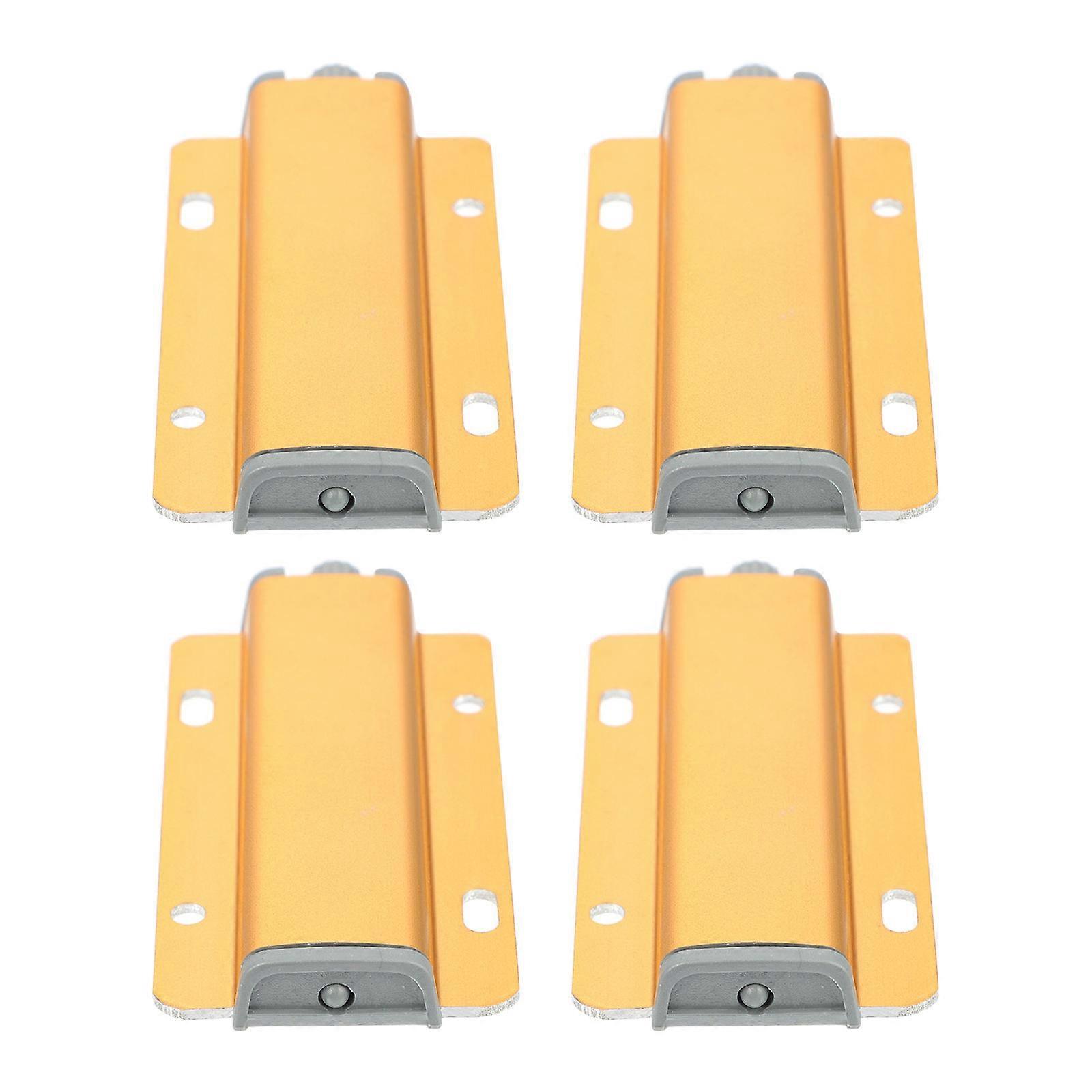 Cupboard Door Rebounding Devices Daily Use Bathroom Cabinet Door Opening Tool Square Shape 4Pcs