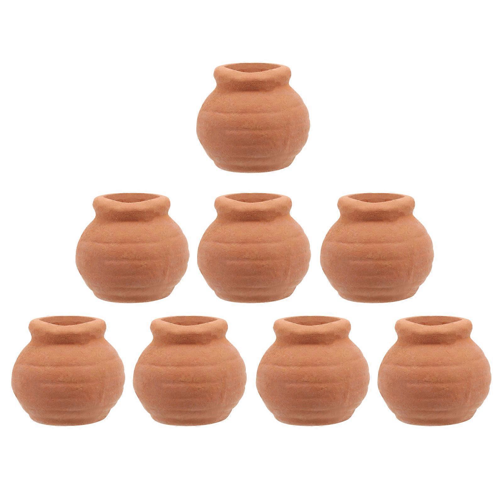 Small Succulent Pots for Indoor Use with 24Pcs Tiny Clay Planters