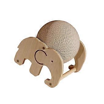 Rabbit Scratch Toys With Sisal Bunny Scratcher Ball For Indoor Pets Kittens Ferrets Rabbits Fun