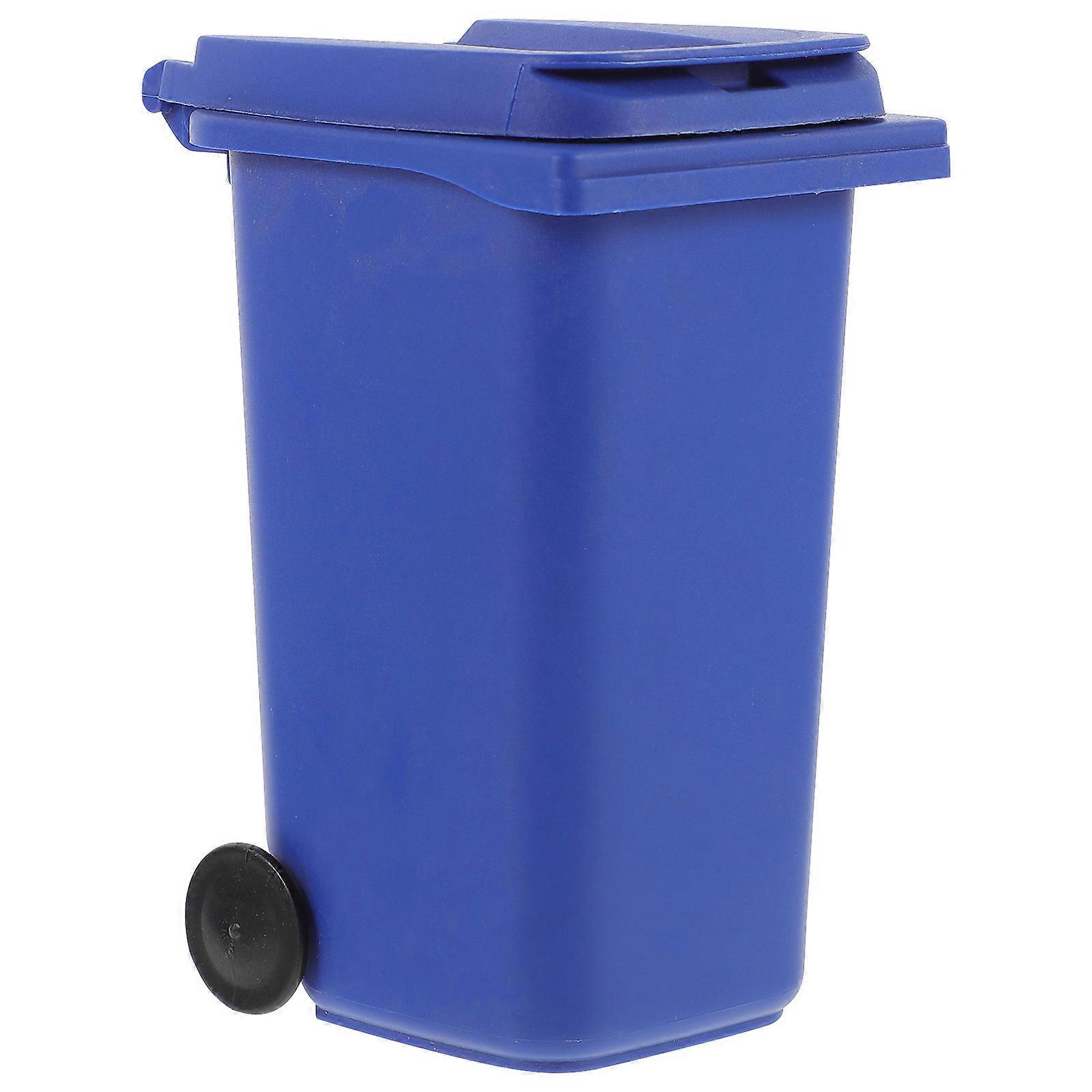 Plastic Desktop Waste Bucket Mini Trash Can for Office Use 5Pcs