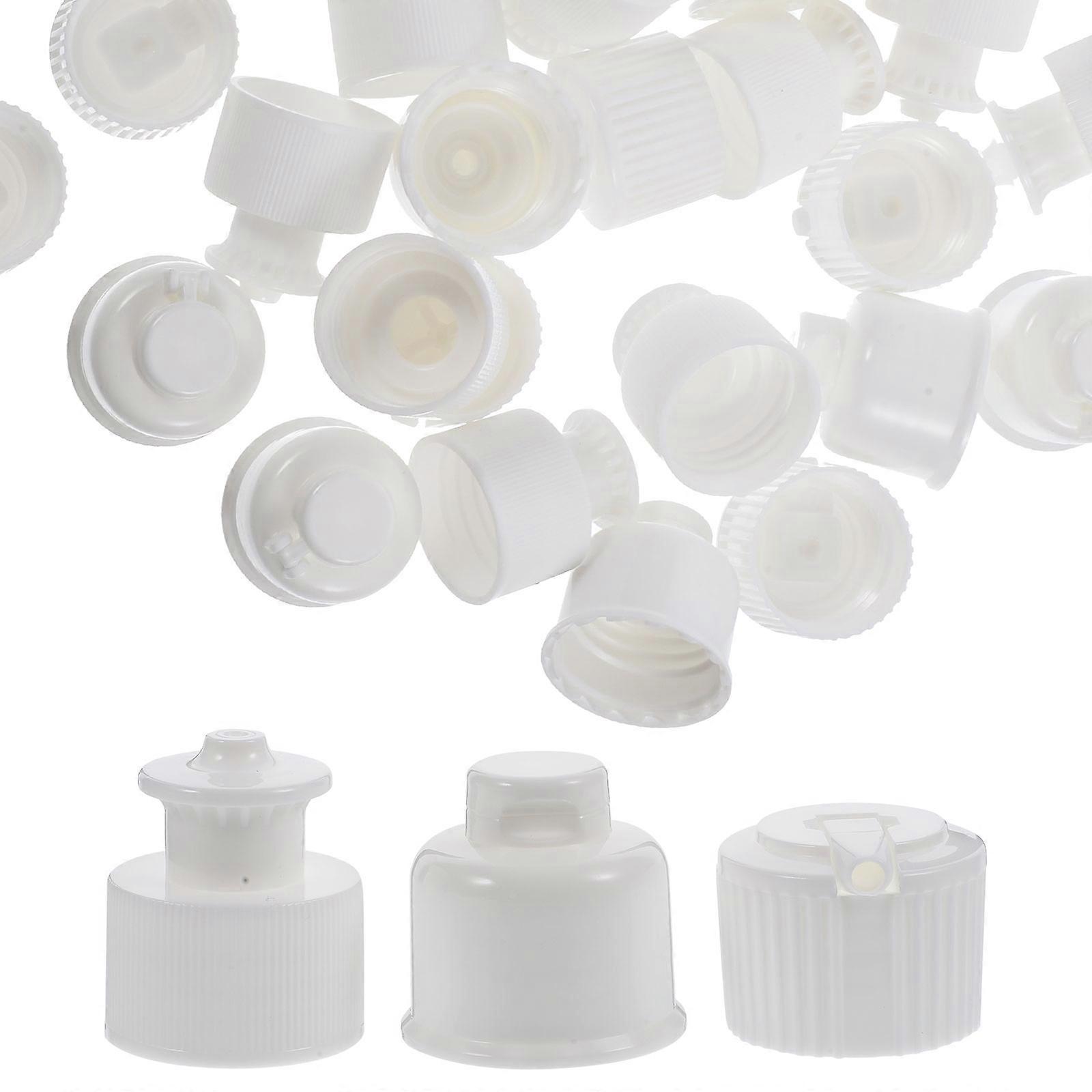Water Bottle Plastic Lids Replacement Bottle Spouts for 90Pcs