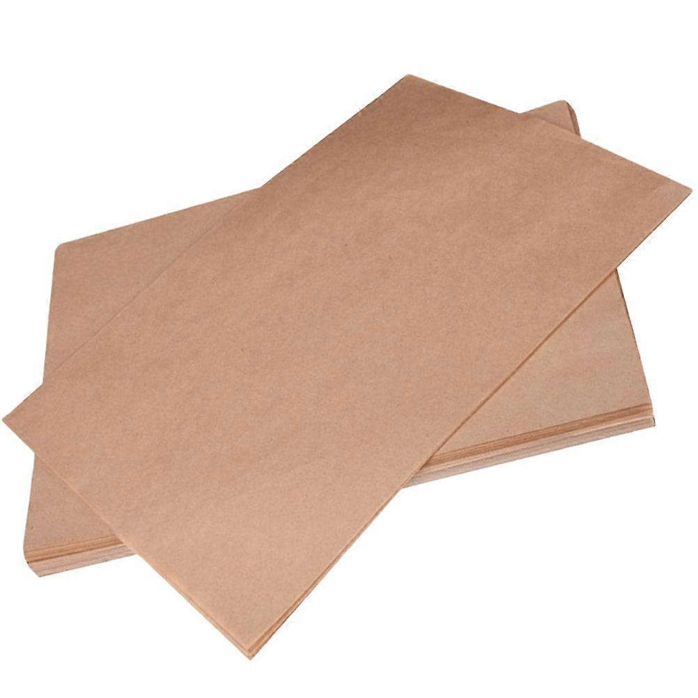 Khaki Parchment Paper Sheets for Baking 100Pcs Non-Stick Kraft Paper Liners