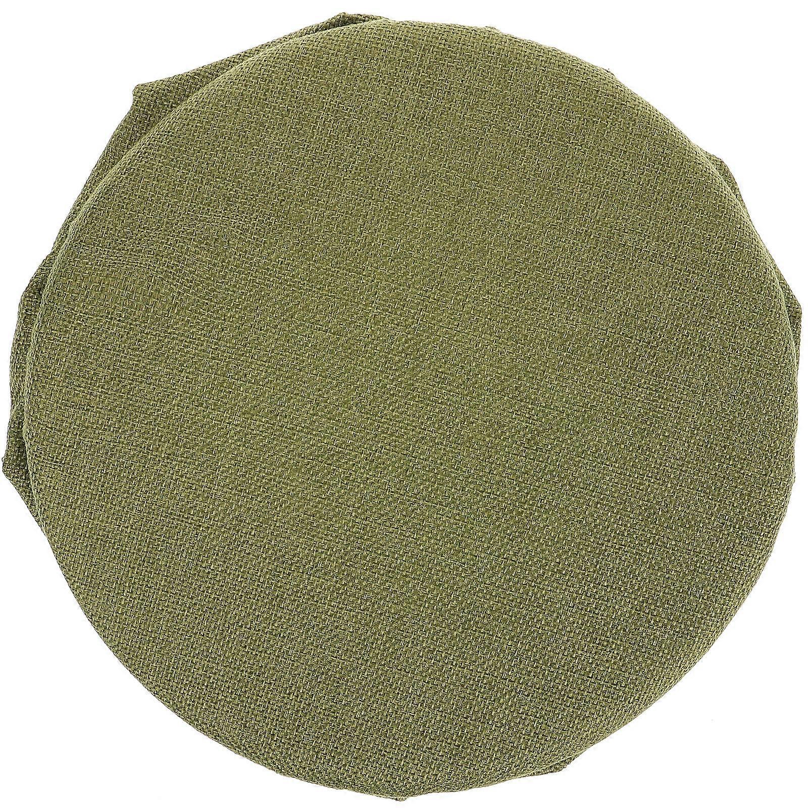 4Pcs Green Outdoor Stool Cushion Foldable Seating Support Ideal For Fishermen Featuring Portable Design And Square Shape