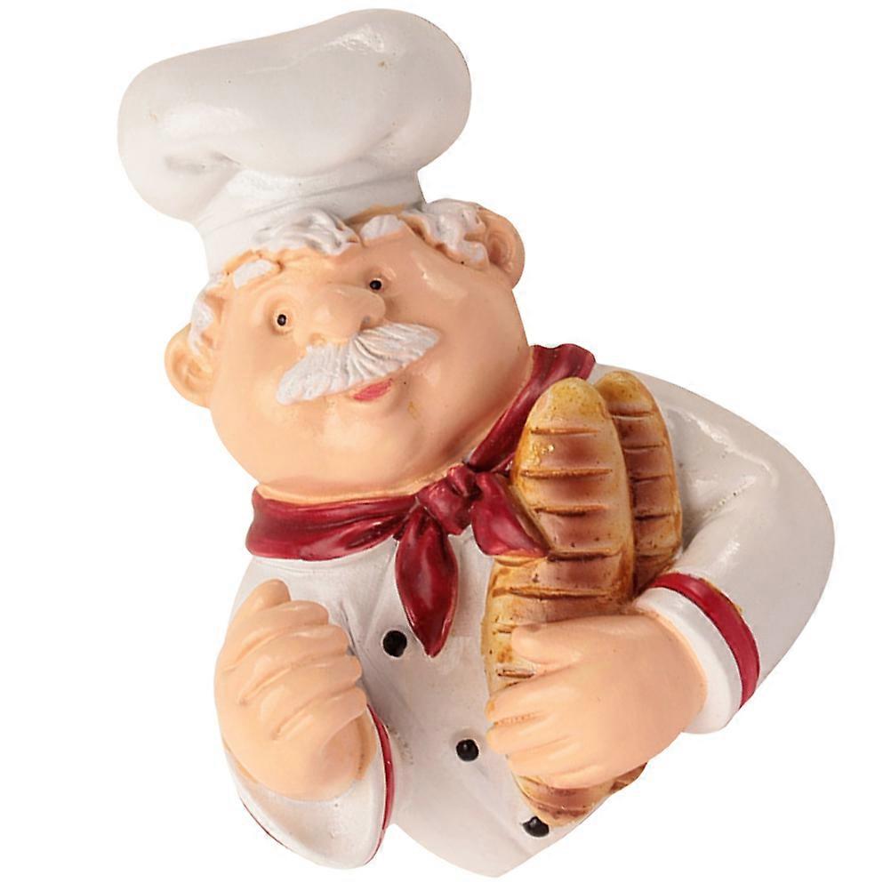 Plug Holder Chef Design Wall Adhesive Hook for 5Pcs Organization