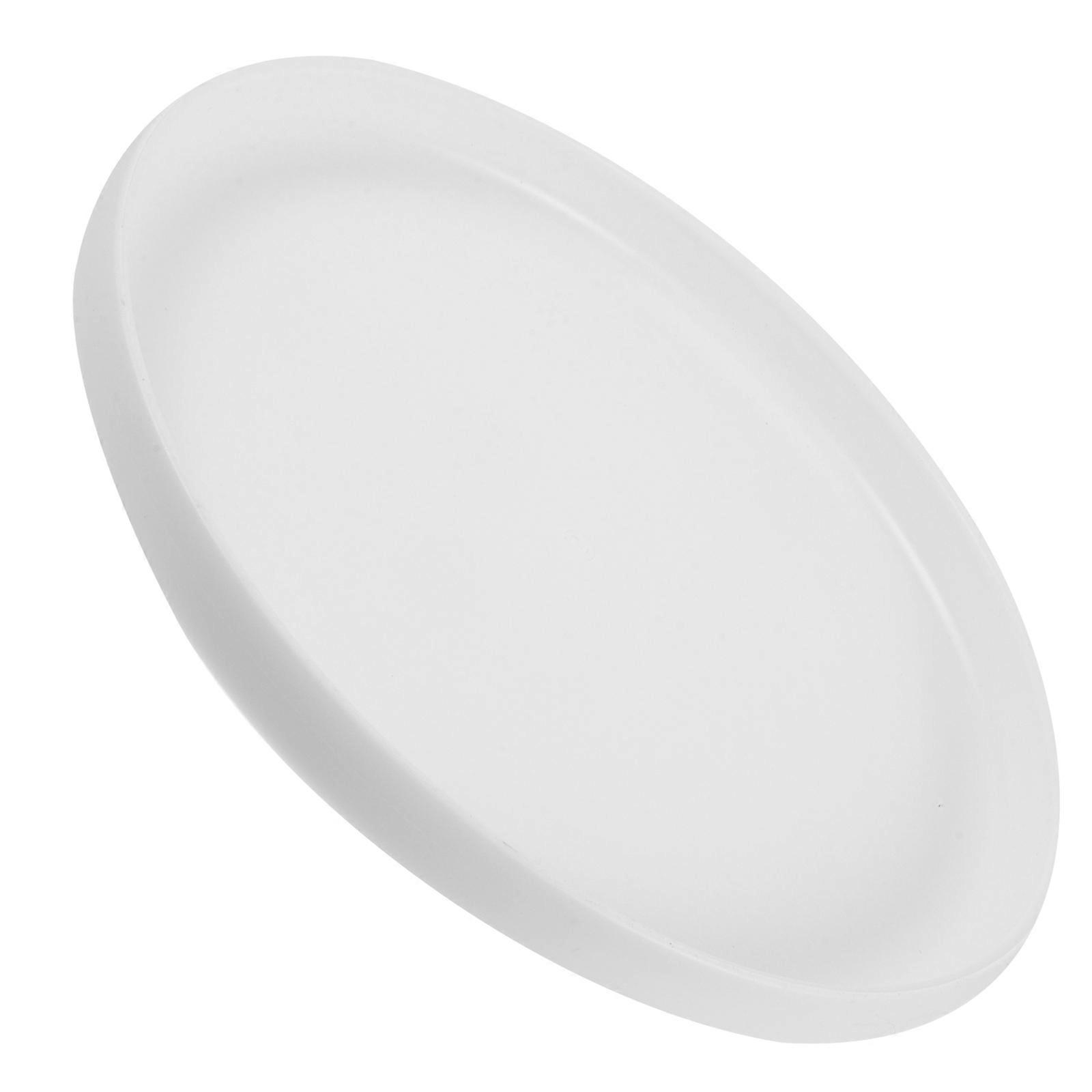 Interactive Flying Disc Toy Plastic for Outdoor Activities White Color 5Pcs