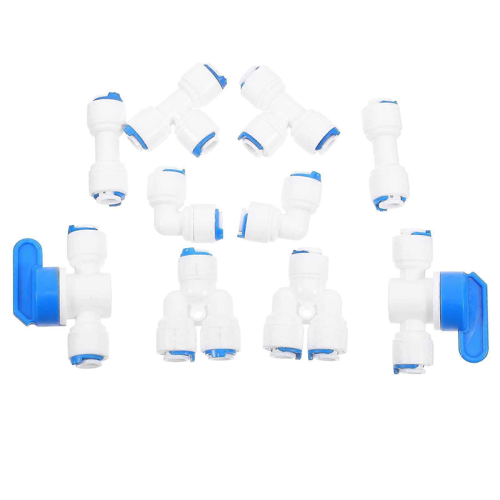 Connecting Pipes 30 Pcs Water Filter Fitting Push To Connect Fittings For Ice Maker With Certified Quality