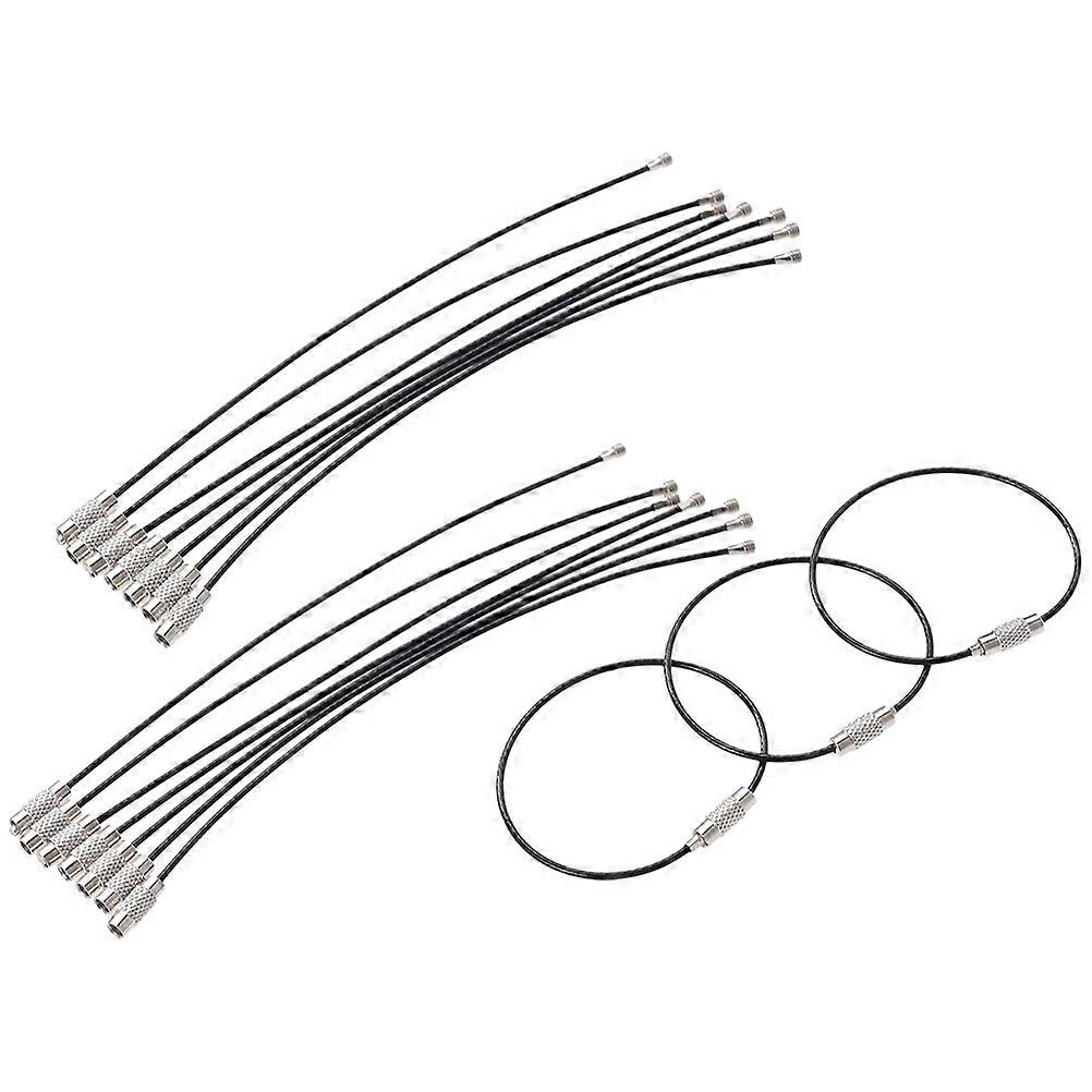 75Pcs Keychain Wire Rings For General Consumers Durable Loop Holders Ideal For Organizing Luggage And Tags