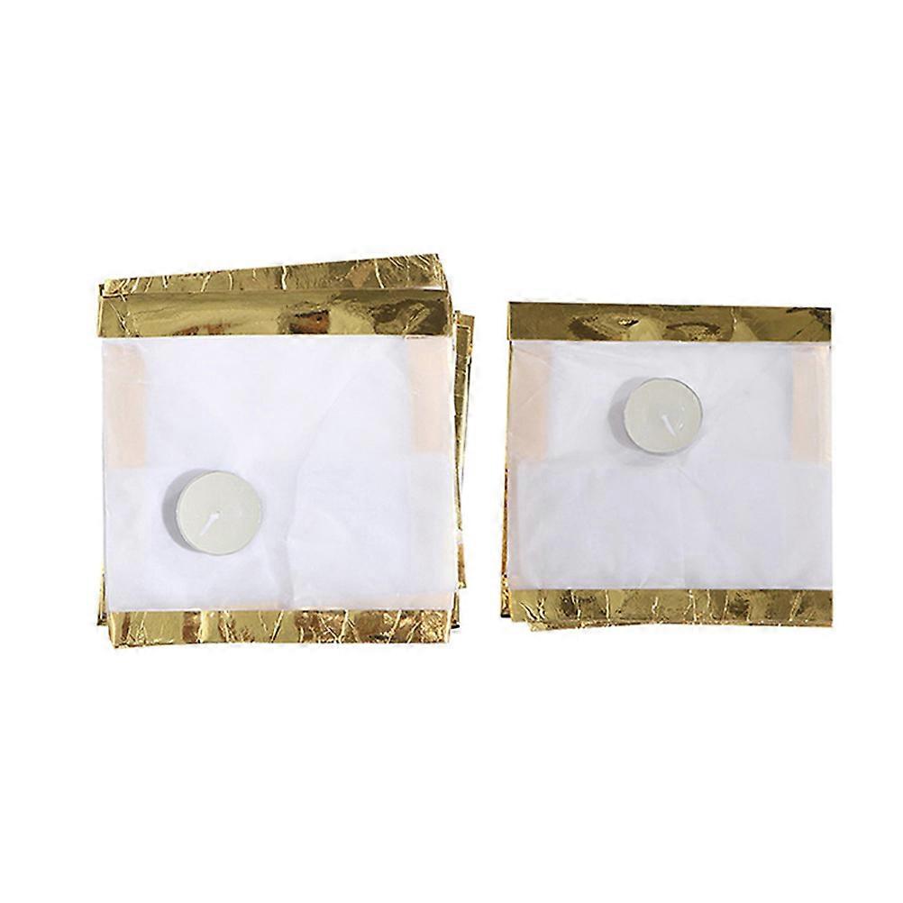 Square Water Light Unsinkable Lantern for Decoration 10Pcs Set