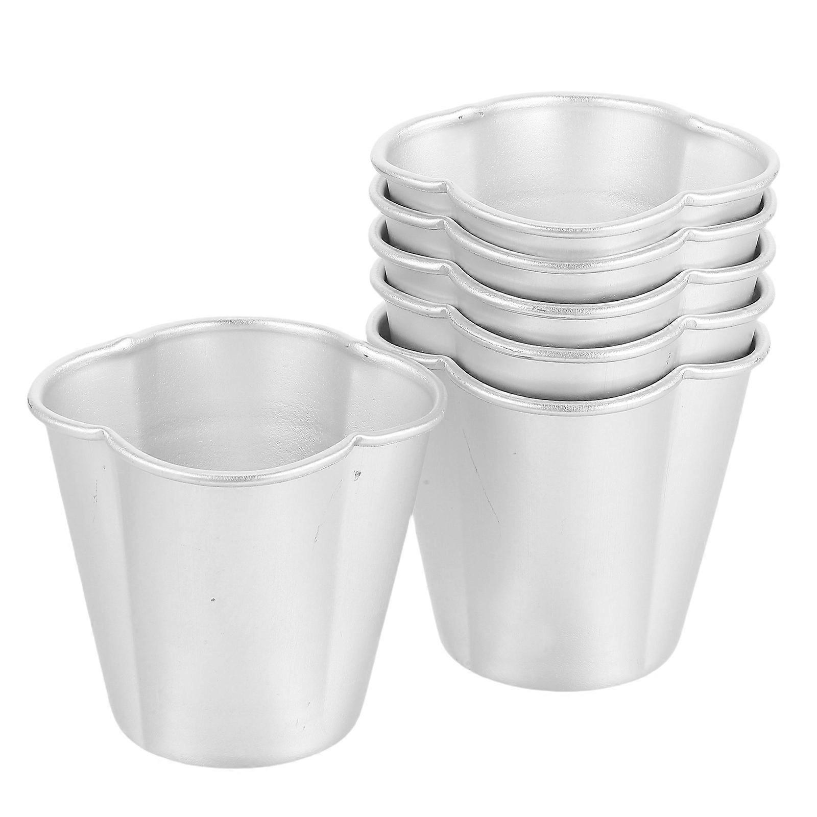 Pudding Molds Aluminum Alloy Cake Mold for Baking 24Pcs