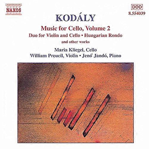 Kliegeljando - Kodály - Cello Works, Volume 2 [CD]