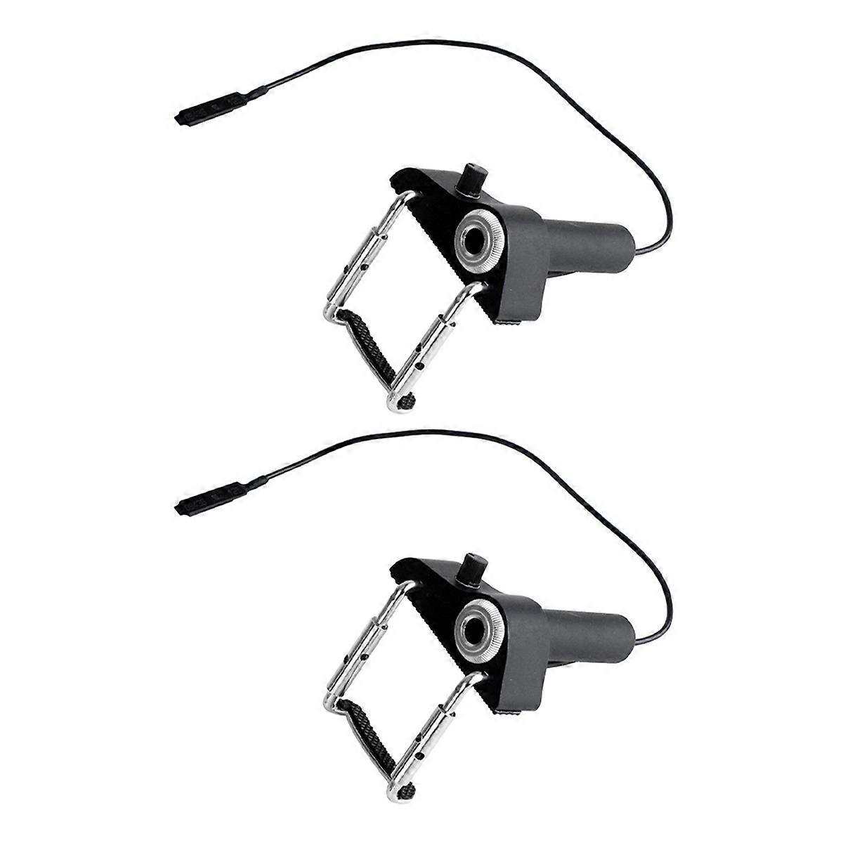 Portable Piezo Violin Pickup CV-19 with External Jack Mount