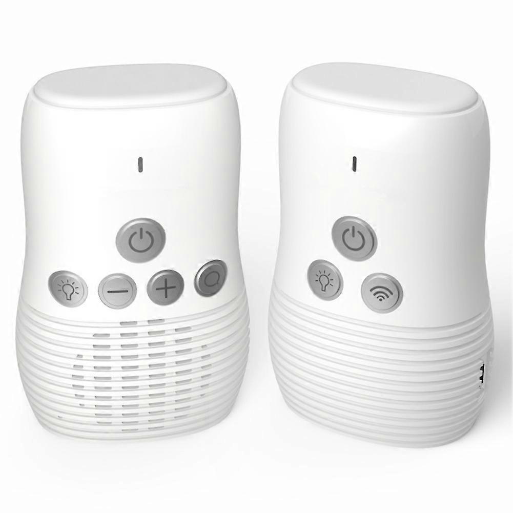 2.4Ghz Wireless Baby Monitor Small Audio Baby Monitor Two-Way Audio Function Intercom Rechargeable Battery EU Plug
